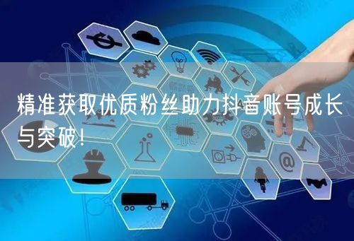 精准获取优质粉丝助力抖音账号成长与突破！