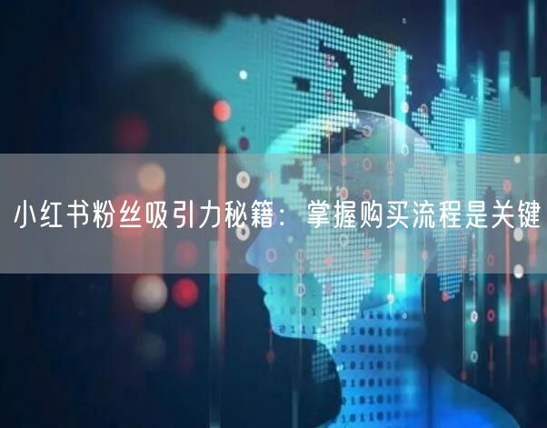 小红书粉丝吸引力秘籍：掌握购买流程是关键