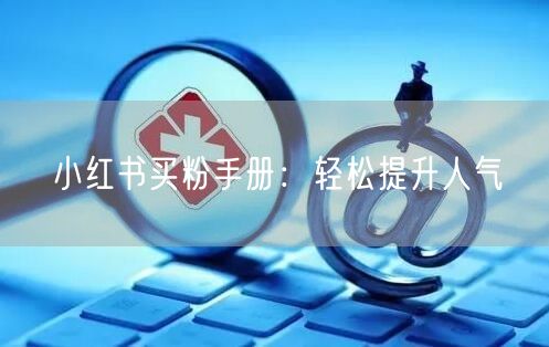 小红书买粉手册：轻松提升人气
